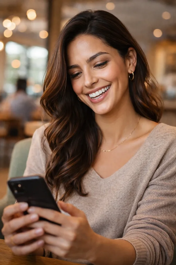 Persona con sonrisa alineada — candidatos a ortodoncia en Ulloa Clínica Dental